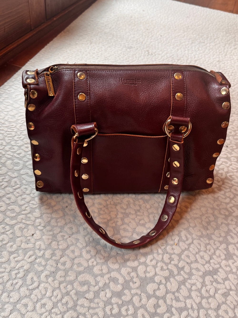 Hammitt Los Angeles Women's  Leather Stud Tote - Picture 3 of 16